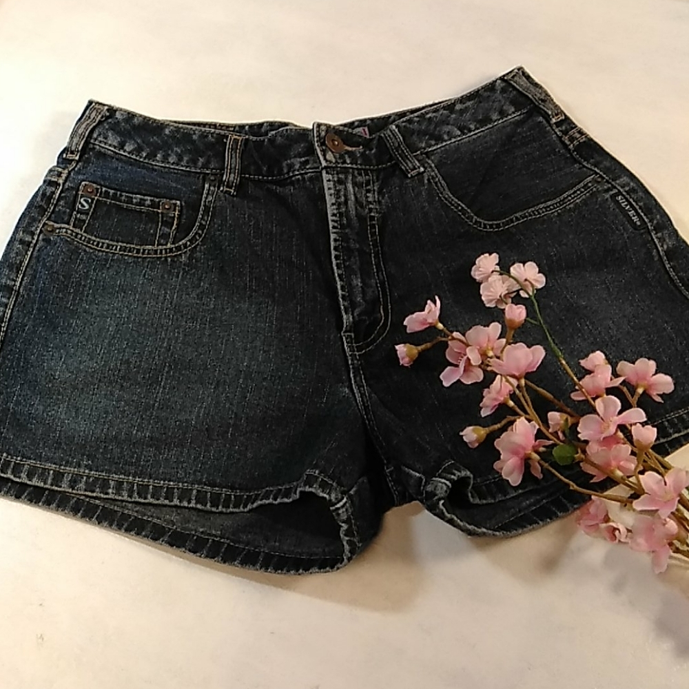 Silver shorts women's size 30